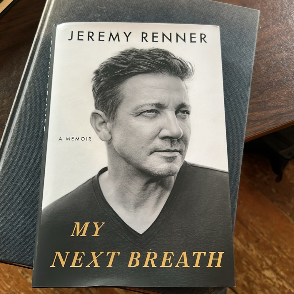 Jeremy Renner A Memoir “My next Breath” Book